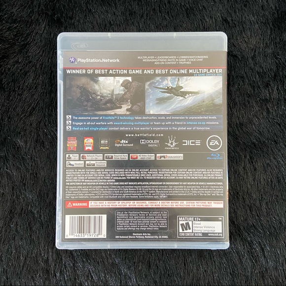 Battlefield 3 PS3 PlayStation 3 DVD Disk Game DICE Military Soldier - Picture 2 of 4